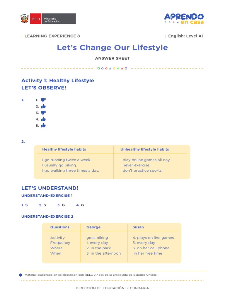 Healthy Lifestyle Change Guide | PDF | Lifestyle (Sociology ...