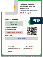 RT PCR Report