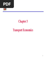 Chapter 3 - Transport Economics