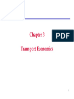 Chapter 3 - Transport Economics