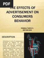 The Effects of Advertisement On Consumers Behavior