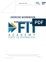 Exercise Workbook For Student 7: SAP B1 On Cloud - BASIC