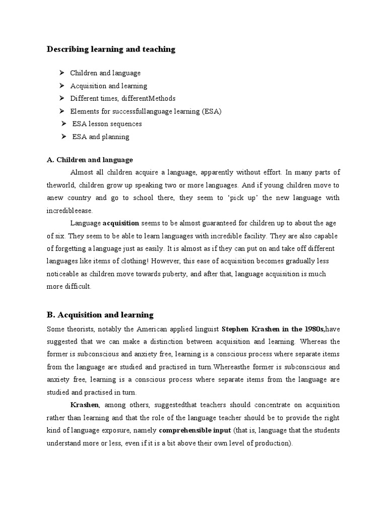 Effective Language Learning Strategies | PDF | Language Acquisition ...