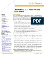 2011 Outlook: U.S. Public Finance Sector Profiles