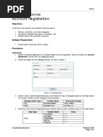 Account Registration: Laboratory Exercise