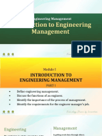 STPPT1-Introduction To Engineering Management Part I