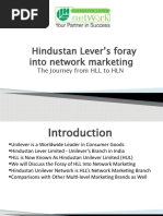 Hindustan Lever's Foray Into Network Marketing