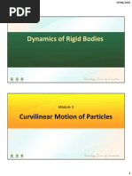 Dynamics of Rigid Bodies: Curvilinear Motion of Particles