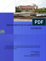 Indian Institute of Management: Lucknow