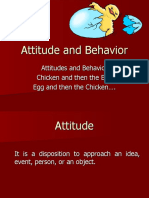 Attitude and Behavior