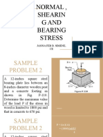 Simple Stress 1 - Shearing and Bearing Stress (Sample Problems)
