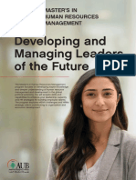 Developing and Managing Leaders of The Future: Master'S in Human Resources Management