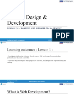 Unit 10 - WDD - Lesson 01 - Hosting and Website Management