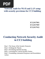 Network Audit For Wi-Fi and LAN Setup With Security Provisions For CC2 Building