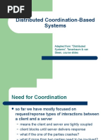 Distributed Coordination-Based Systems: Adapted From: "Distributed Systems", Tanenbaum & Van Steen, Course Slides