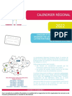 Calendrier Previsionnel Regional 2022 0