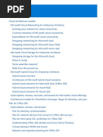 Microsoft Cloud IT Architecture Resources