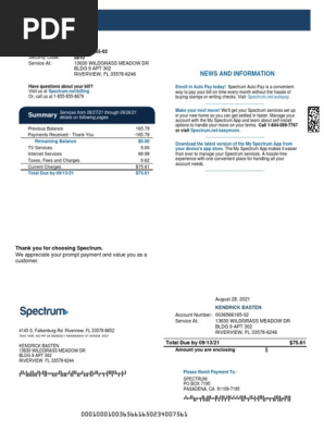 Spectrum Bill