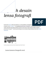 Sejarah Desain Lensa Fotografi