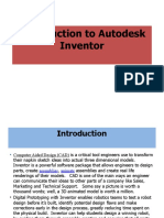 Introduction to Autodesk Inventor CAD Software