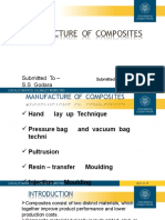 Manufacture of Composites: Submitted To - S.S Godara