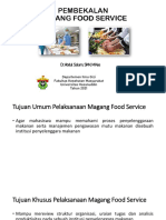 Pembekalan Magang Food Service 2021