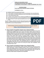 Instruksi Kerja Penyusunan Portofolio Desain Interior 2021