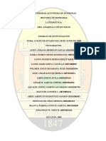 Trabajo de Investigacion Del Golpe de Estado 28 de Junio de 2009