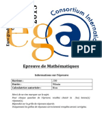 Mathematiques P Ega2015