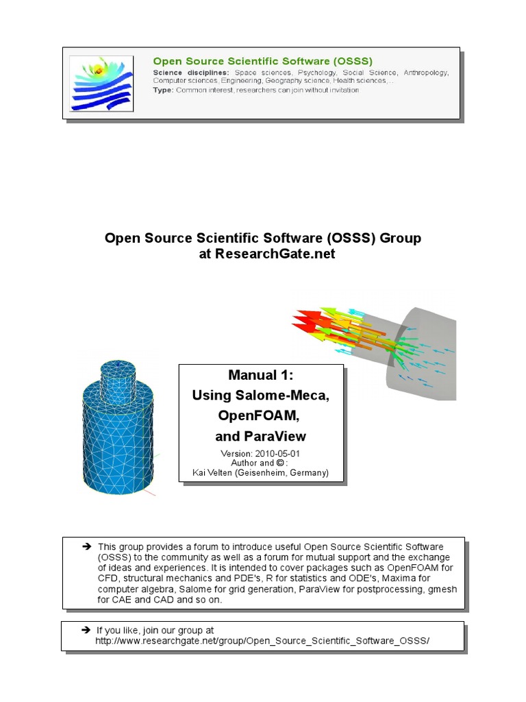 Openfoam Manual | OpenFOAM Resources – PUZNM