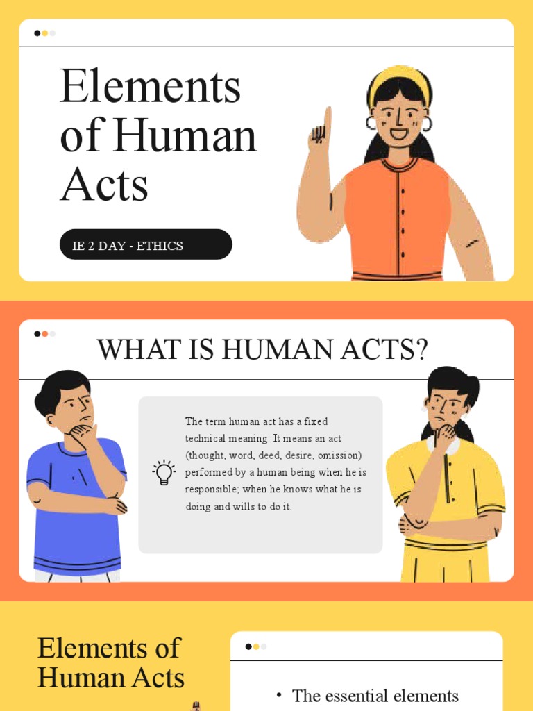 DAMAYO DELA CRUZ Elements of Human Acts PDF Philosophical Theories Applied Ethics