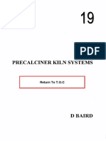 Pre-Calciner Kiln System