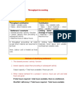 Throughput Proforma