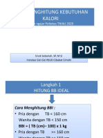 Cara Menghitung Kebutuhan KaloriPresentation