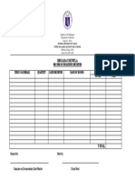 Be Form 5 Record of Donations Received