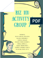 Activity Rizal GRP7