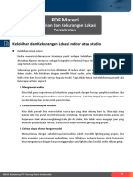 PDF Materi: Kelebihan Dan Kekurangan Lokasi Pemotretan