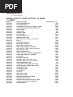 Gardner Denver S.R.L. Spare Parts Price List Gds 10