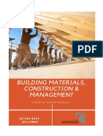 Building Materials, Construction and Mgmt Sample