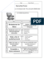 Brainstorm For Ideas: Make A List of Useful Keywords