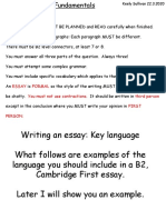 Essay Formal You Must Not Use Contractions Third Person First Person