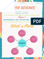 Earth Science: Composition and Structure of Minerals