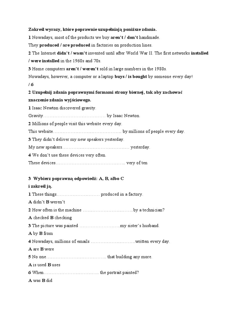 7c Unit 5 Grammar | PDF