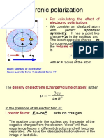 Electronic Polarization: - For Calculating The Effect of