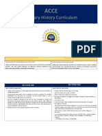Acce Primary History Curriculum