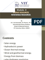 Module 4 Renewable Energy Resources