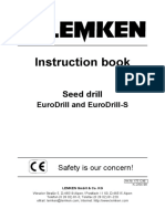 Lemken EuroDrill 300-25, Instruction Book & Parts List (ENG)
