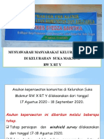 Musyawarah Masyarakat Kelurahan (MMK) Di Kelurahan Suka Makmur Rwxrty