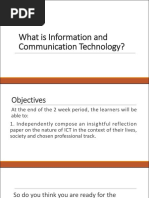 What Is Information and Communication Technology?