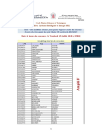 Listes Des Candidats MasterST SIE Juillet 2018